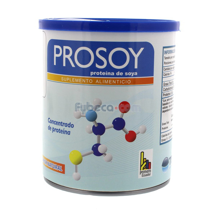 Suplemento Prosoy Proteína De Soya 250 G Tarro Fybeca