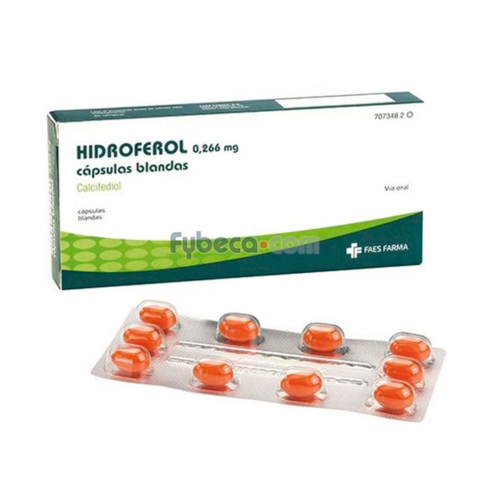 Hidroferol 0 266 mg unidad fybeca