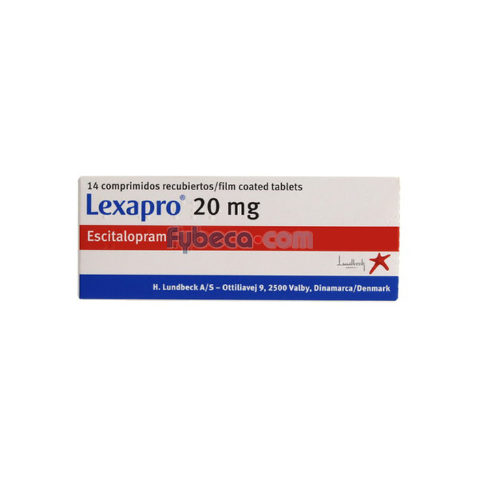 Lexapro Laboratories 20 Mg Unidad Fybeca