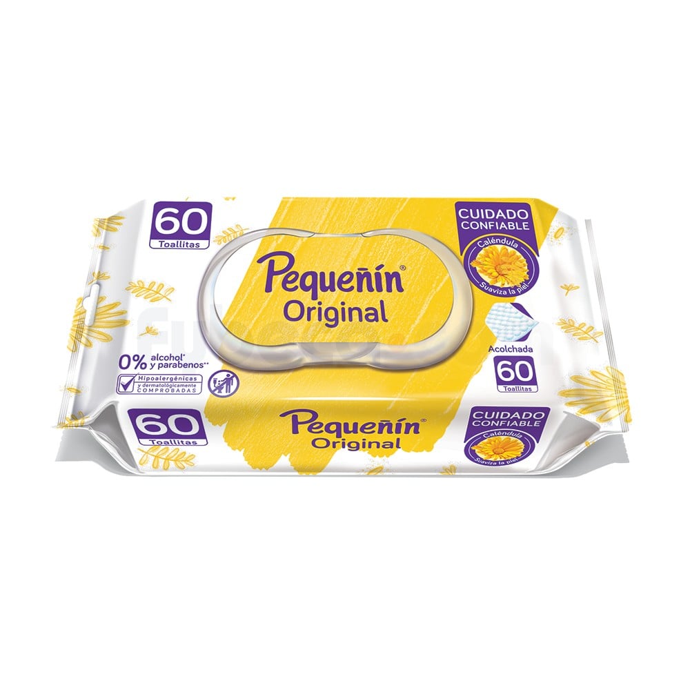 Pañitos Húmedos Pequeñín Original Paquete Fybeca