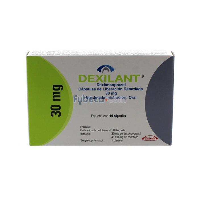 Dexilant Caps. 30Mg C/14 Suelta Fybeca