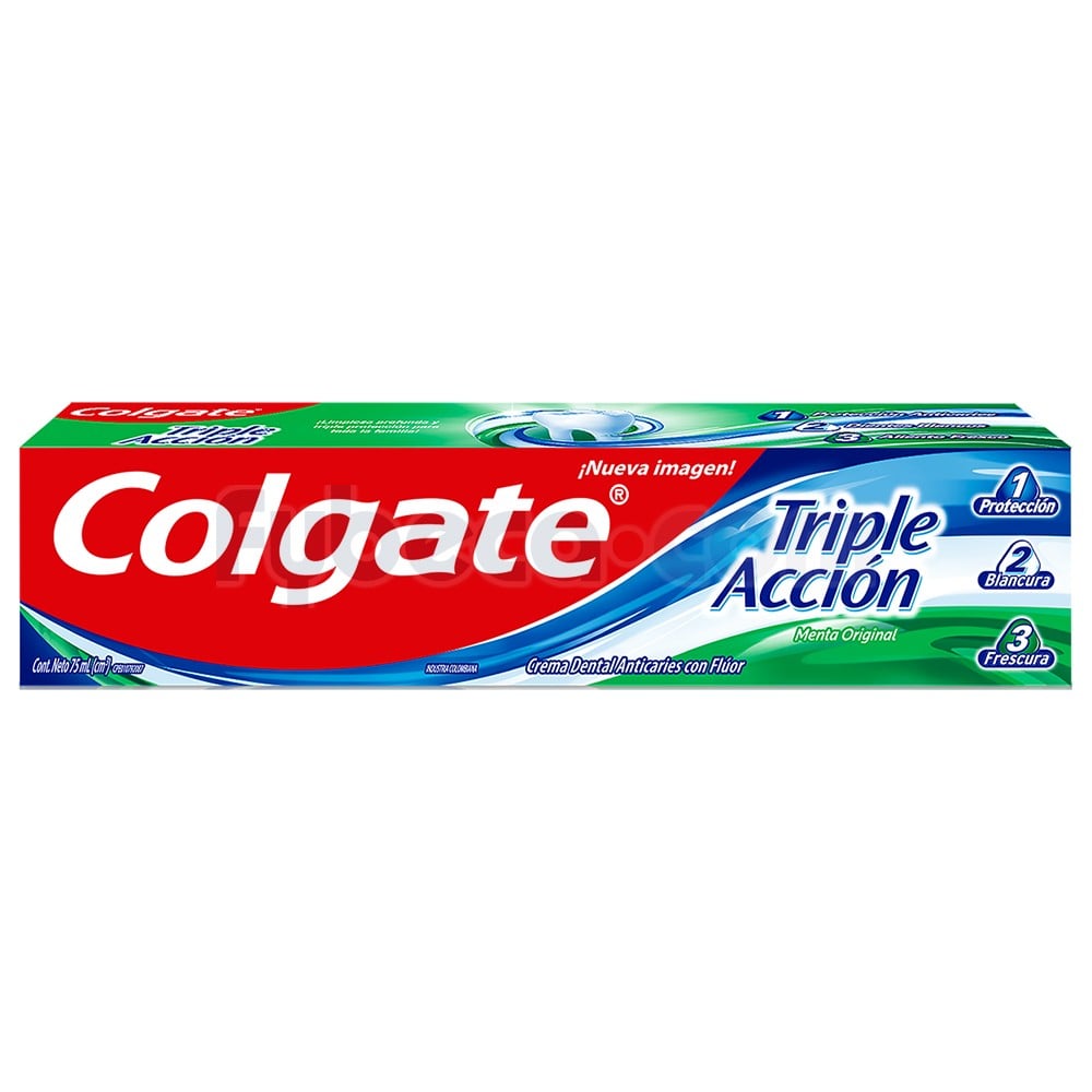 Pasta Dental Colgate Triple Acción 75 Ml Unidad Fybeca