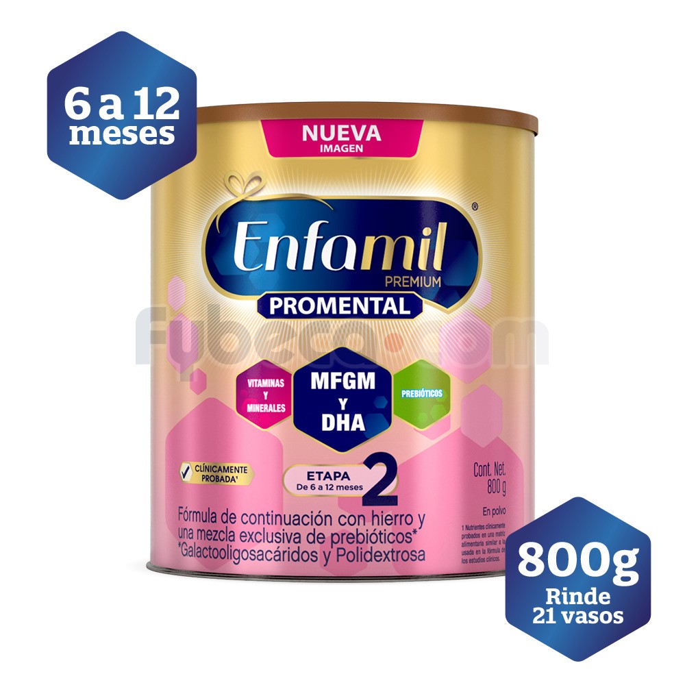 Enfamil Complete 2 Leche de Continuación en Polvo, desde los 6 Meses, 800g  : : Alimentación y bebidas