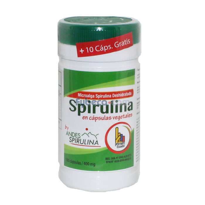 Spirulina AndesSpirulina Capsulas Fr/100 Fybeca