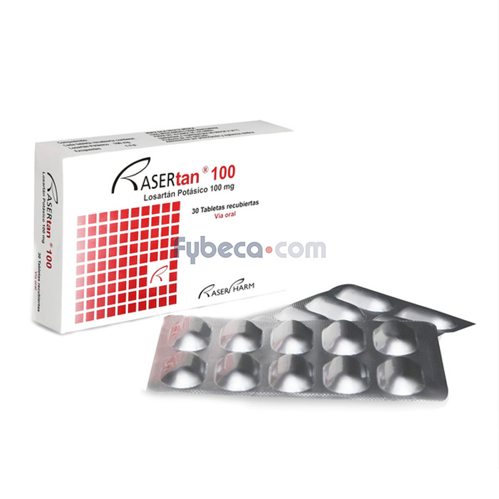 Rasertan 100 Mg Unidad | Fybeca