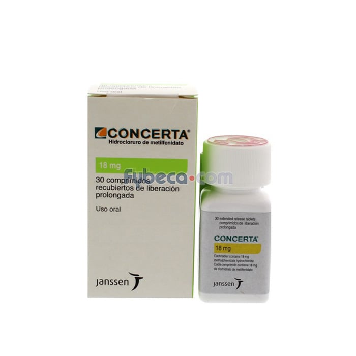 Concerta 18 Mg Unidad | Fybeca