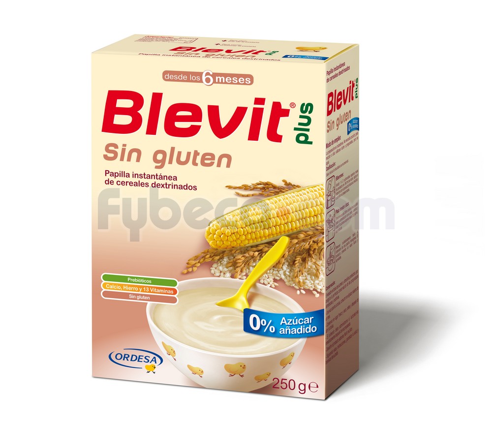 Cereal Blevit Plus Sin Gluten 250 Gr | Fybeca