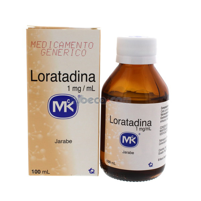 Loratadina Mk 1Mg/Ml Jbe+Dosif Fybeca