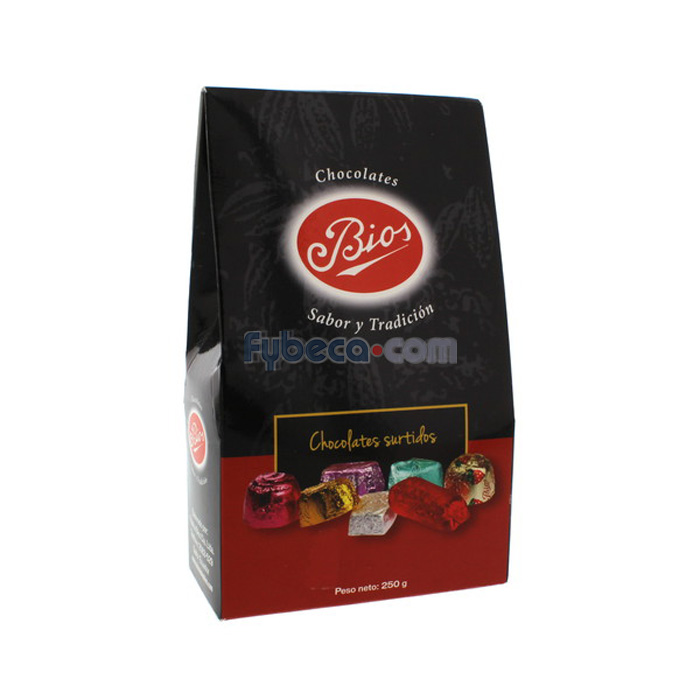 Chocolates Bios Surtidos 250 G Paquete Fybeca
