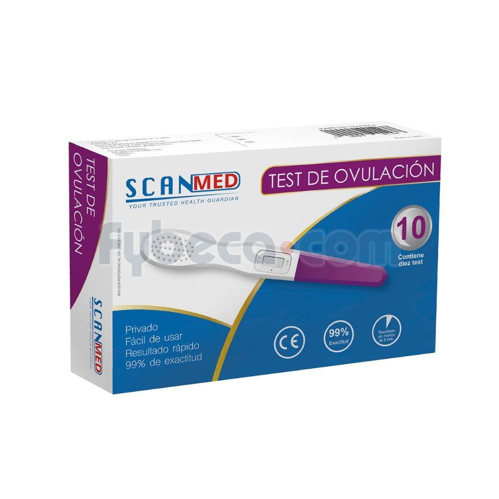 Test de Ovulación Scanmed C/10 Fybeca