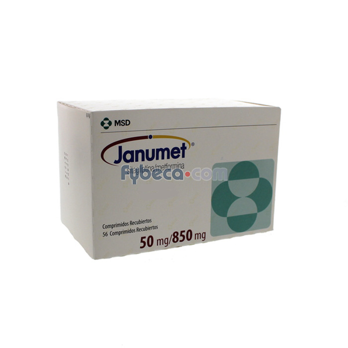 Janumet Msd 50 Mg / 850 Mg Unidad Fybeca
