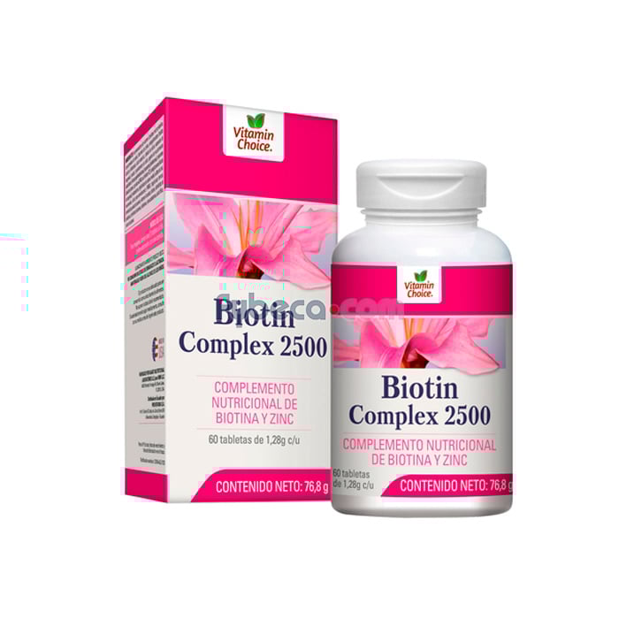 Biotin Complex 2500 Mcg 76.8 G Frasco Fybeca