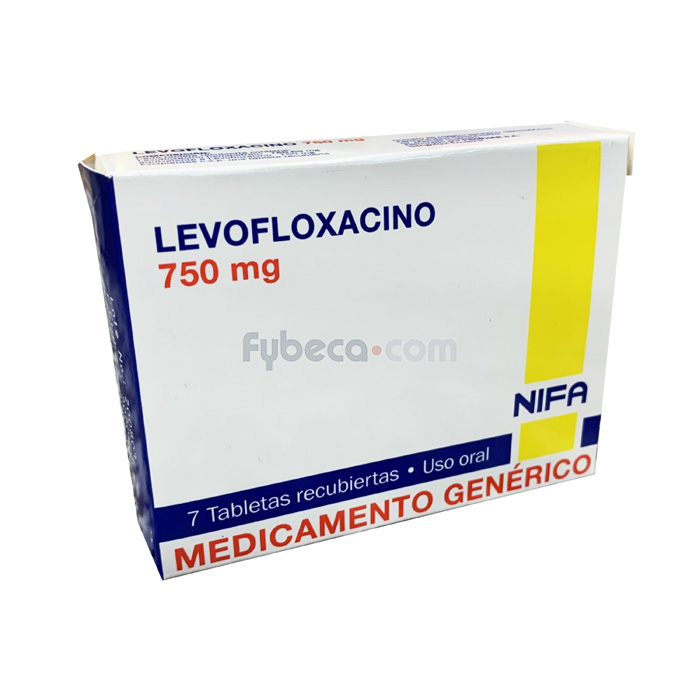 Levofloxacino 750 Mg Unidad Fybeca