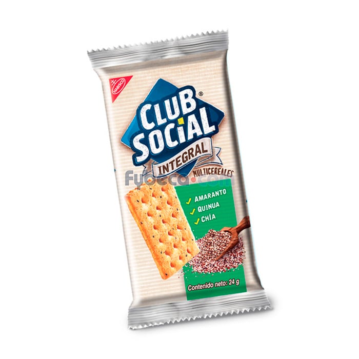Galletas Club Social Integral Multicereales 24