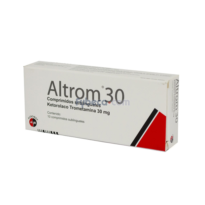 Altrom Sublingual 30 Mg C/ 10 Suelta Fybeca