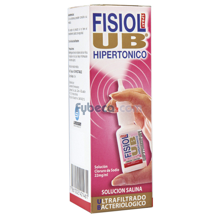 Fisiol UB Frasco 0.9% x 60ml - Peque Ayuda