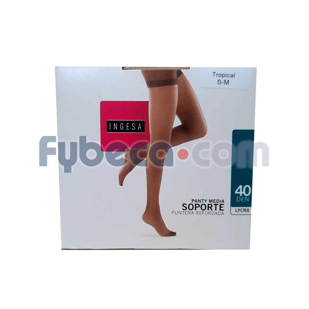 Panty Medias Soporte 40 Denier Tropical SM Unidad Fybeca