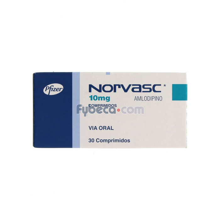 Norvasc (Amlodipine) 10mg Blister X10 MedeCify