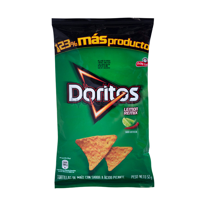 Snack Doritos Picante Acido 52 G Unidad Fybeca