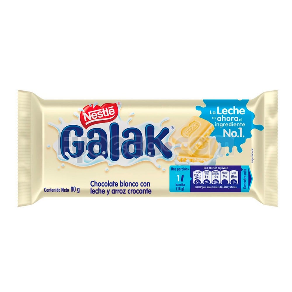 Chocolate Galak Nestlé 90 G Unidad Fybeca