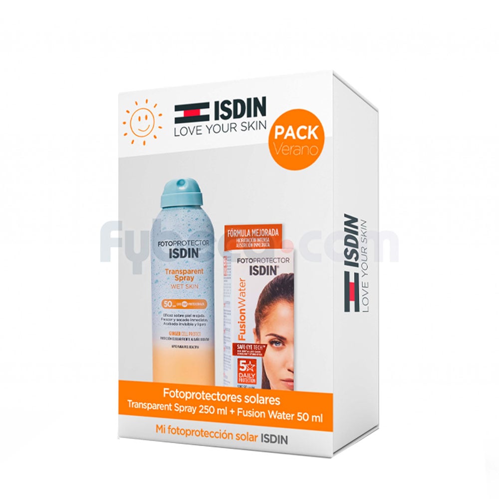 Fotoprotectores Solares Isdin 250 Ml / 50 Ml Paquete Fybeca