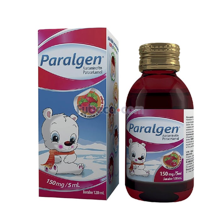 Paralgen Jarabe 150 Mg/5 Ml X 120 Ml Fybeca