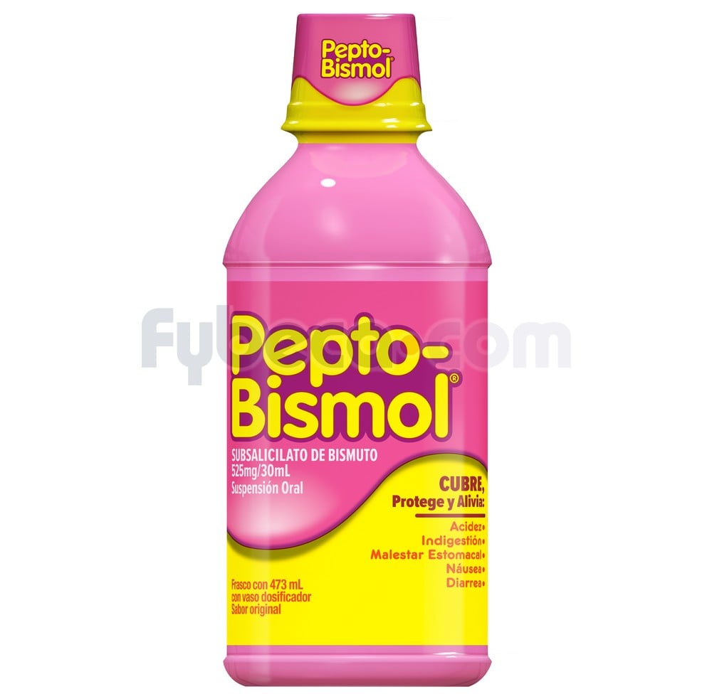 Pepto Bismol Original 473 Ml Suspension Oral Fybeca