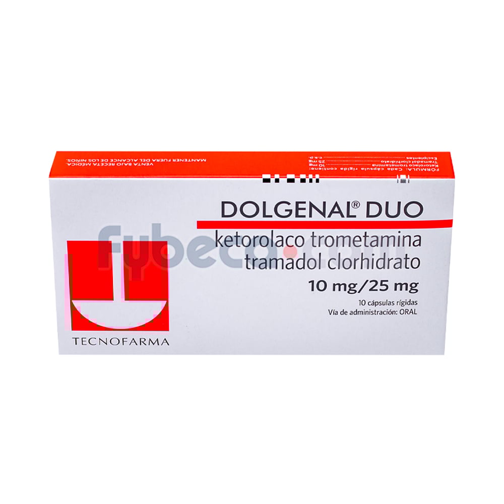 Tramadol ketorolaco capsulas