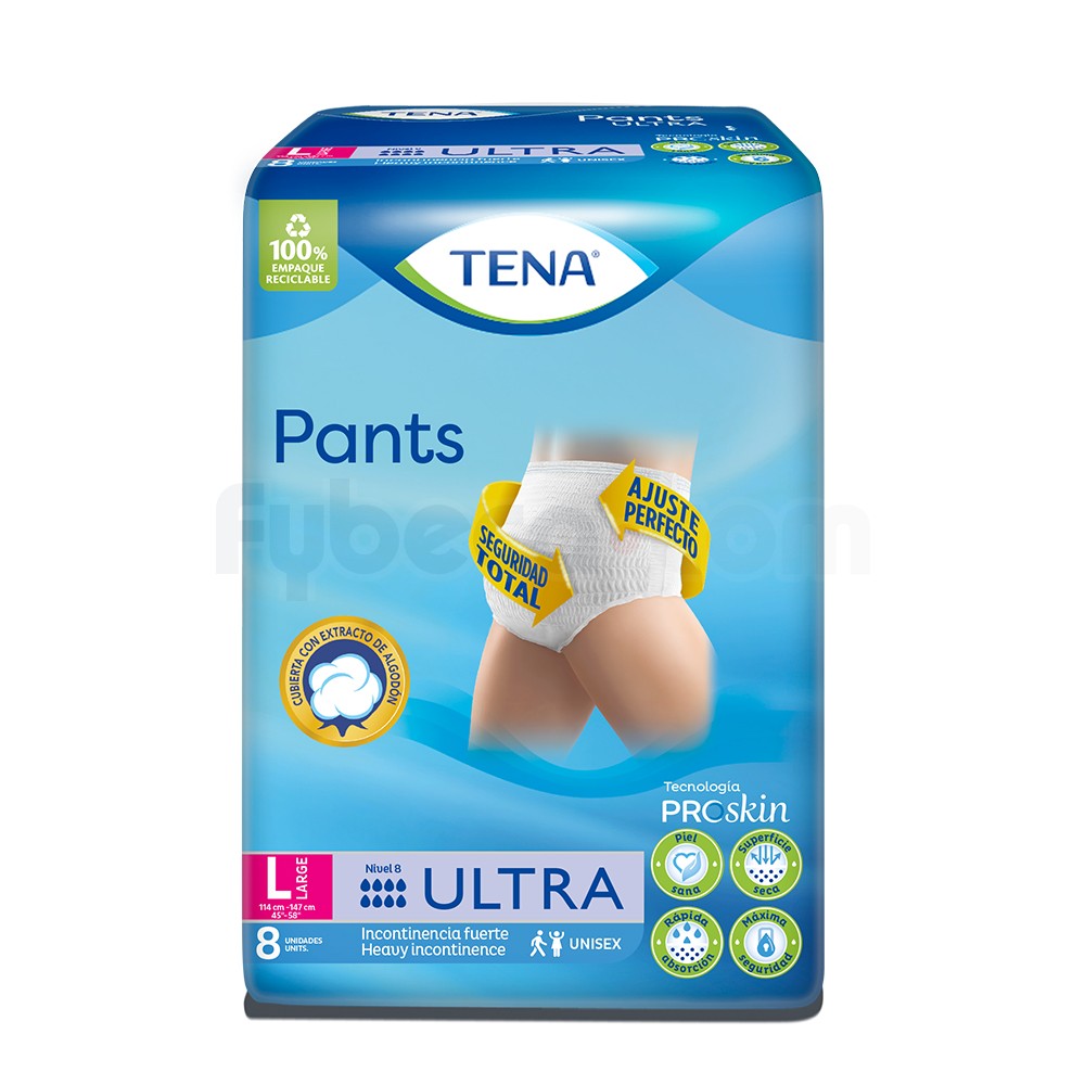 Pañales Para Adultos Ultra Nivel 8 Unisex L 8 Unidades