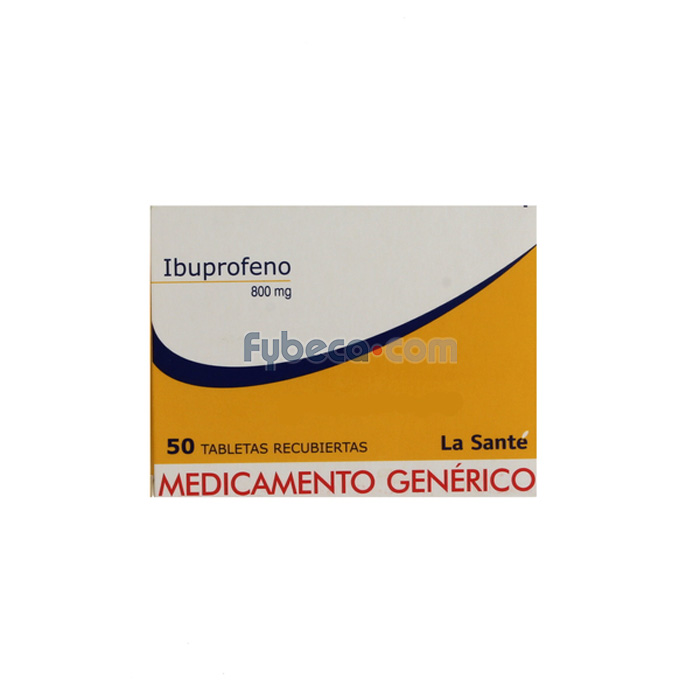 Ibuprofeno 800 Mg Blíster Unidad Fybeca