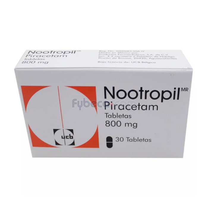 Nootropil 800 Mg Unidad Fybeca