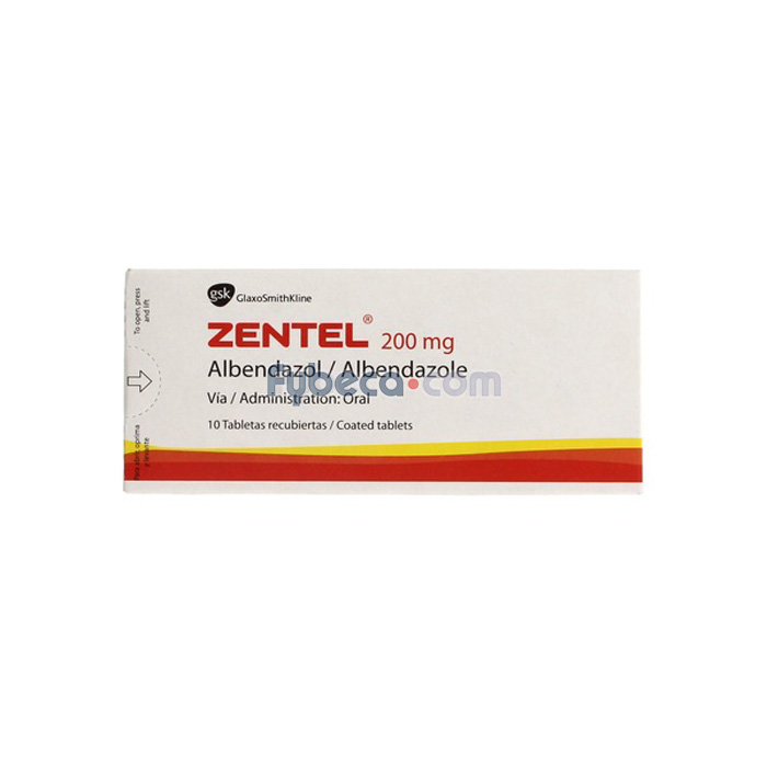 Zentel 200 Mg Unidad Fybeca