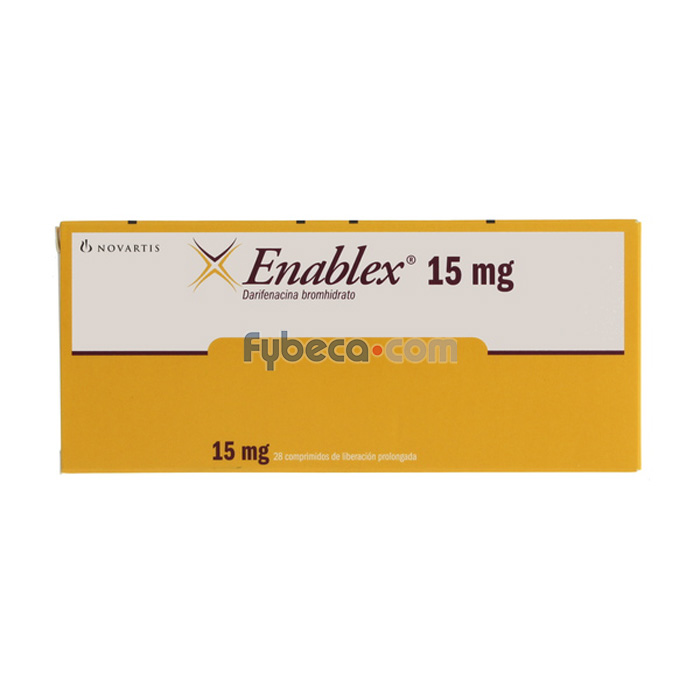 Enablex 15 Mg por Unidad Fybeca