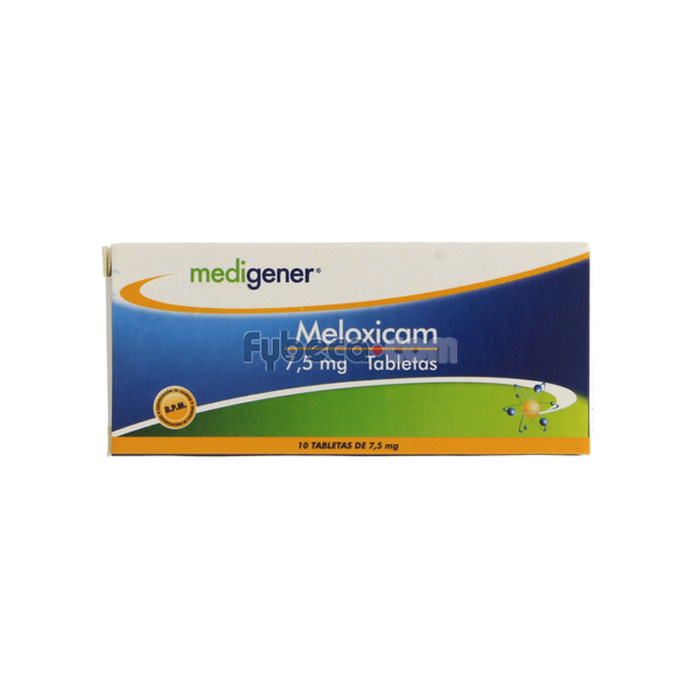 Meloxicam medigener 7 5 mg unidad fybeca