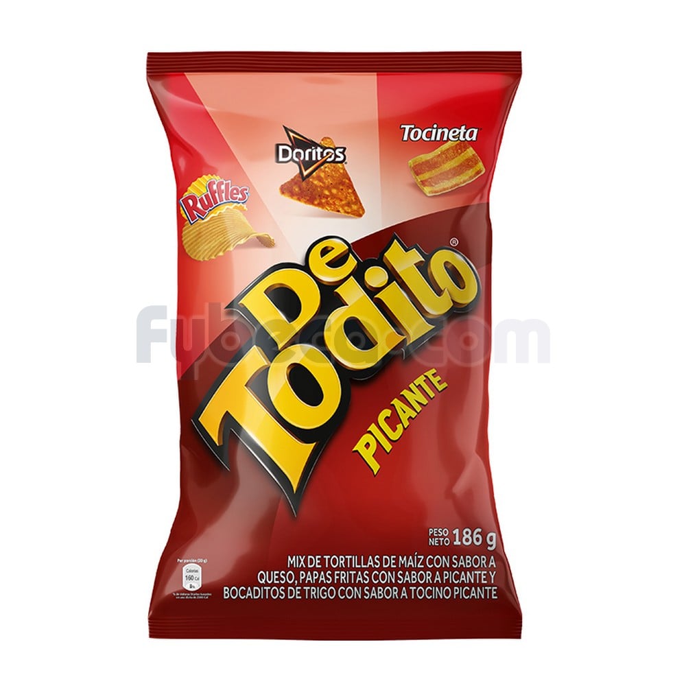 Snack De Todito Picante 186 Gr Fybeca