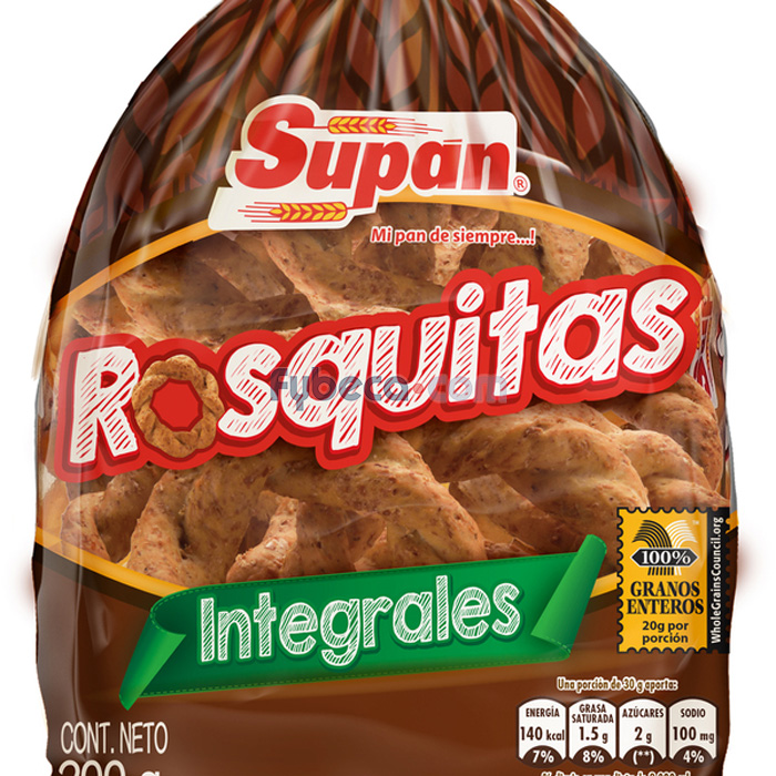 Rosquitas Supán Integrales 200 G Paquete | Fybeca