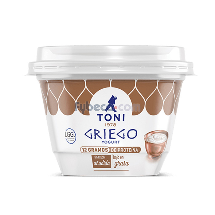 Yogurt Griego Toni Natural 150 G Unidad Fybeca