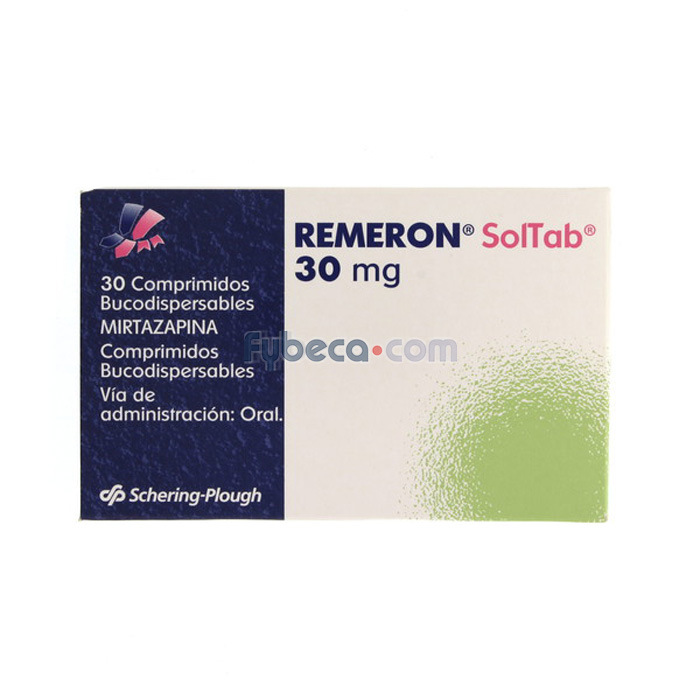 Remeron Soltab 30 Mg Unidad Fybeca