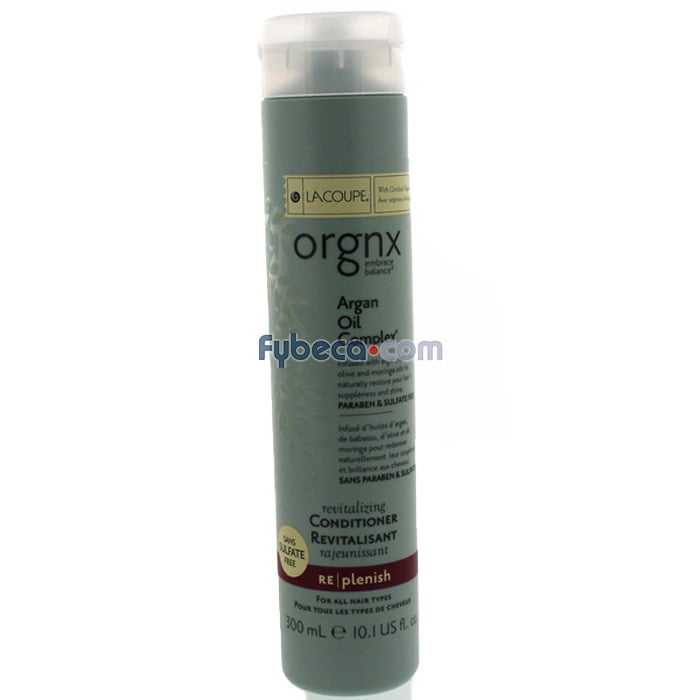 Acondicionador Lacoupe Orgnx Argán Oil Complex 300 Ml Frasco Fybeca