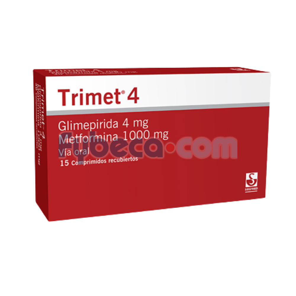 Trimet 4 Mg 1000 Mg Unidad Fybeca