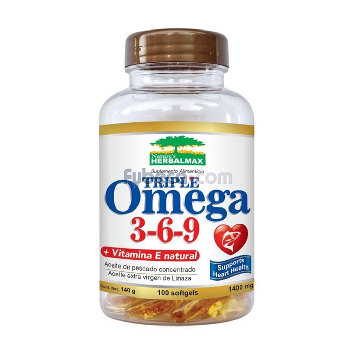 Suplemento Alimenticio Nature'S Herbalmax Triple Omega 369 140 G