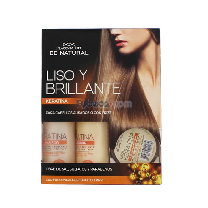 Be Natural Mascarilla Queratina Para Cabello Be Natural Lisso