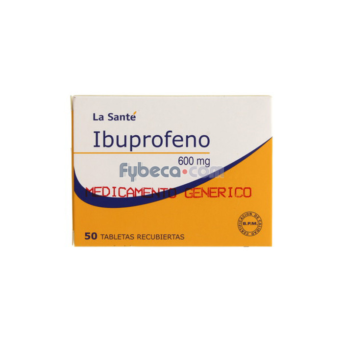 Ibuprofeno La Santé 600 Mg Unidad Fybeca