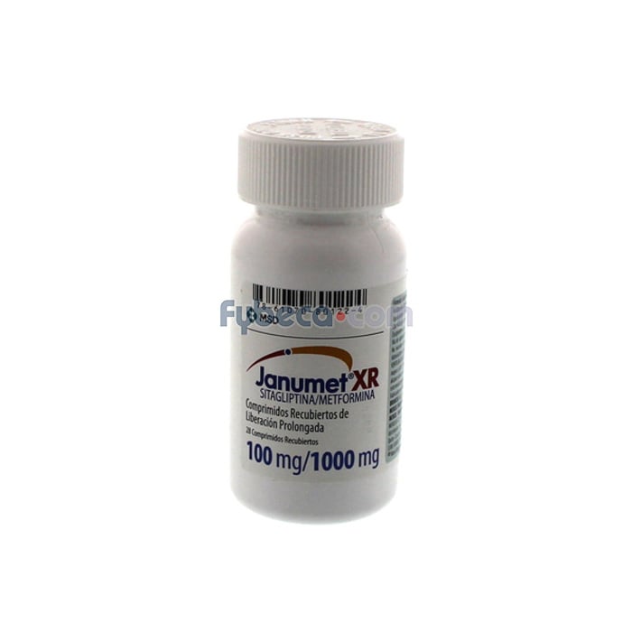 Janumet Xr 100/1000 Mg/Mg C/28 Suelta Fybeca