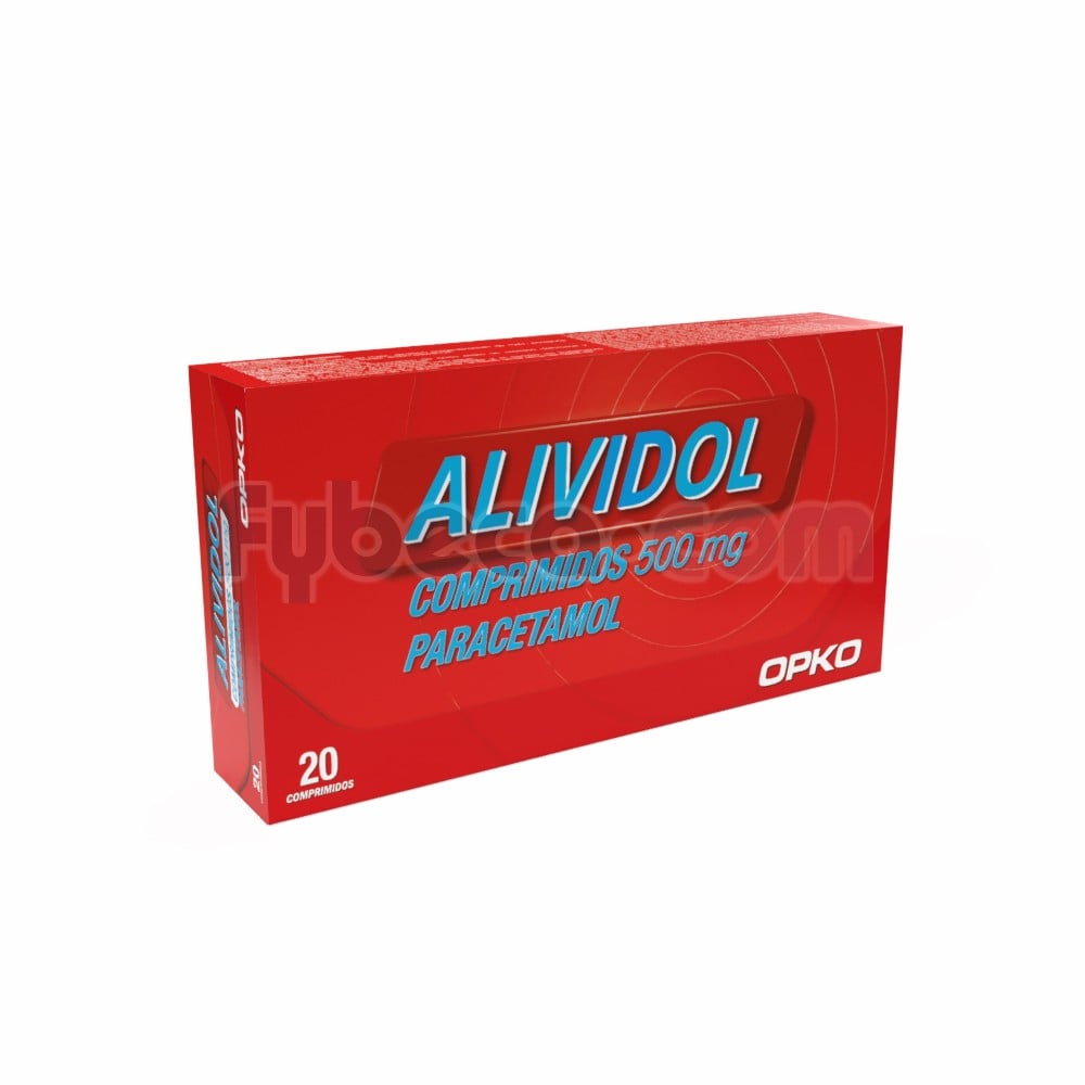 Alividol Comp 500Mg C/20 | Fybeca