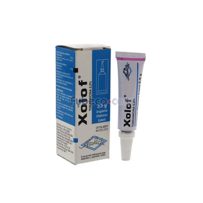 Xolof Ungüento Oftálmico 3.5 G Tubo Fybeca