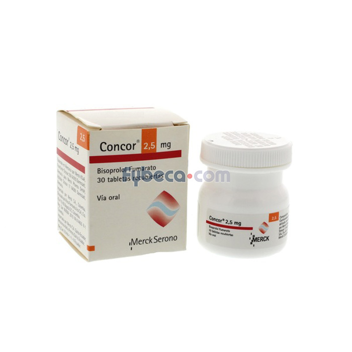 Concor 2.5 Mg Blíster Unidad | Fybeca
